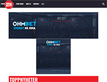 Tablet Screenshot of mmanytt.se